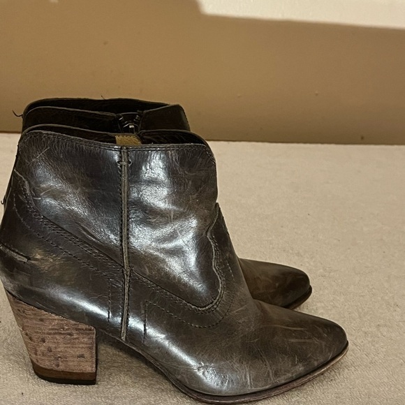 Frye Renee Ankle Brown Boots Sz 7 1/2 - Picture 2 of 12